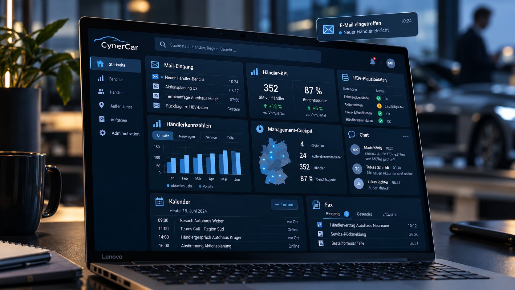 Field sales dashboard reconstruction